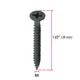 Paquete de 100 Pijas 8x1-1/2" Cabeza Plana Phillips Multiusos Cuerda Fina