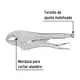 Pinza de Presin 10" Mordaza Curva, Pretul