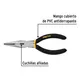 Pinza de Punta y Corte 6" Mango de Vinil, A Granel, Pretul