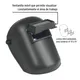 Careta para Soldar con Lente Abatible, Sombra 11, Truper