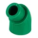 Codo 45° de PPR, 3/4" (25mm), Macho-hembra, Foset
