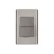 Placa Armada Acero Inox 2 Interruptores 1.5 Mdulos, Lisboa