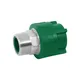Adaptador PPR 3/4" Macho con Inserto Metálico, Foset