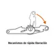 Sujetador con Matraca Carga Mxima 3000 Kg, Truper