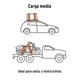 Sujetador con Matraca Carga Mxima 3000 Kg, Truper