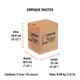 Tapon Auditivo Desechable con Cordon, Bolsa Individual