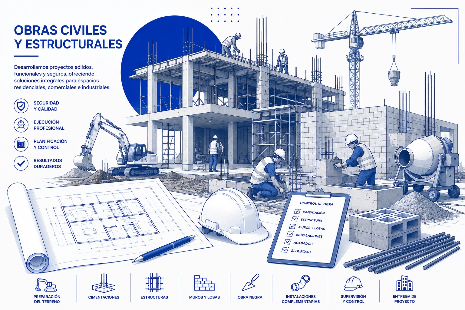 Obras civiles y estructurales